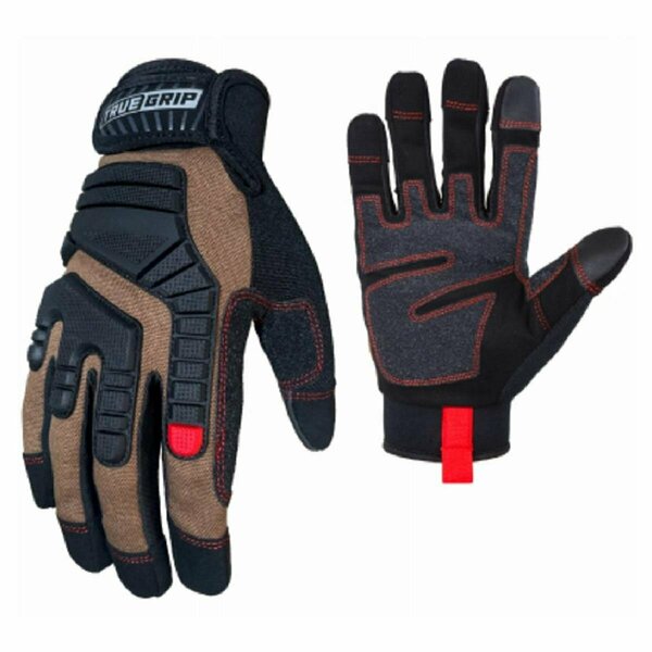 True Grip Men Duck Canvas Elite Gloves - Large 103505